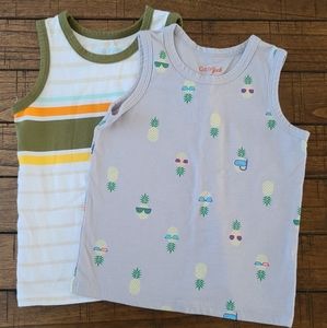 Cat & Jack, 2T, Toddler Boys Knit Tank Top Bundle
